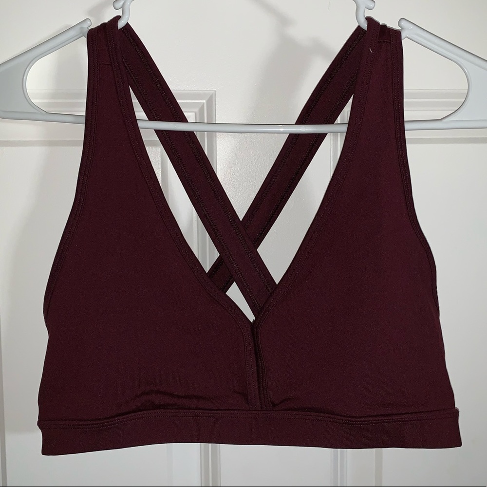 Forever 21 Maroon Sports Bra